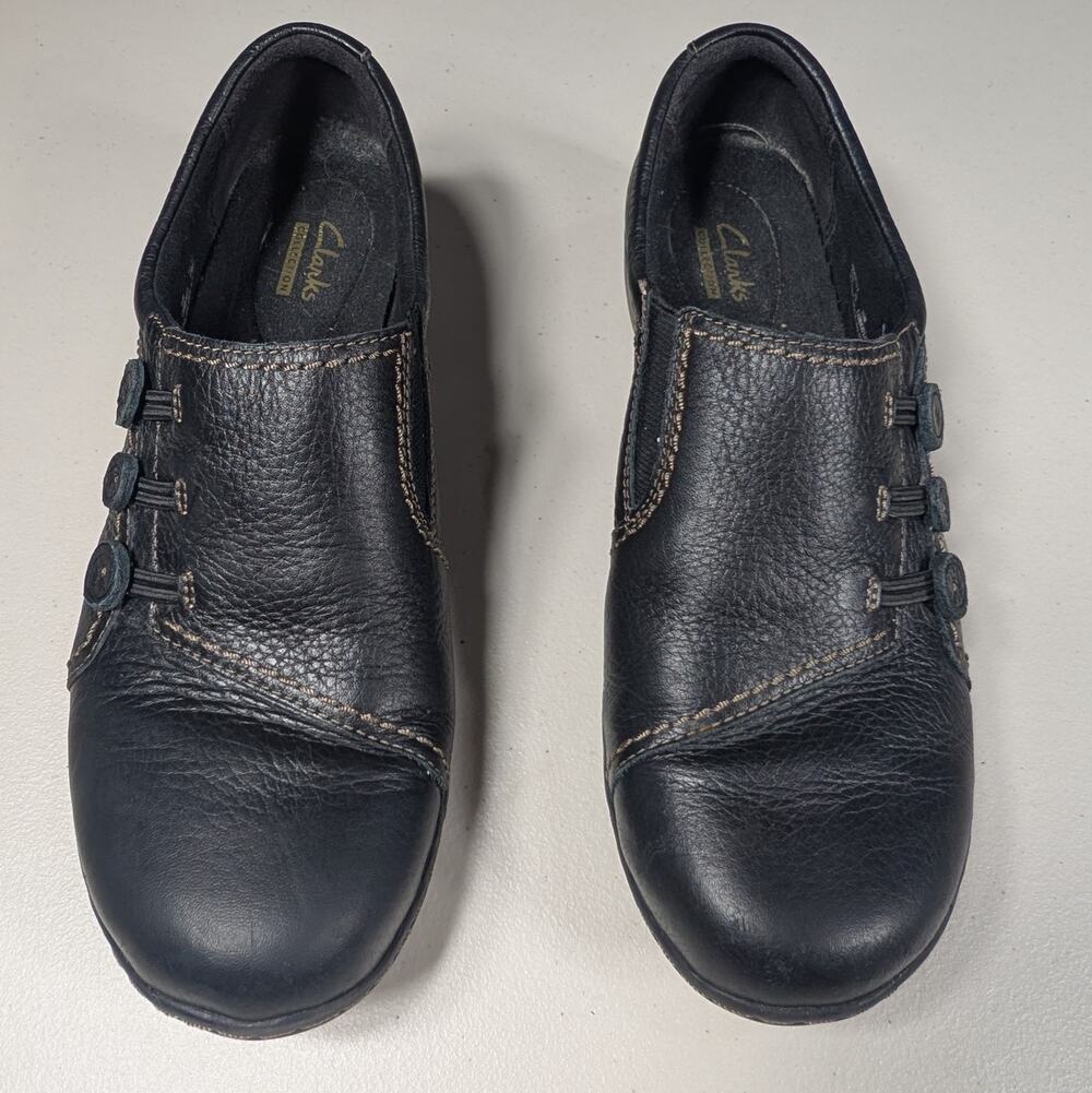 Clarks Shoes Womens Size 10 Slip On Comfort Leather Casual Walking 26067317